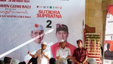 Koster-Giri saat acara simakrama di Sangsit, Kecamatan Sawan, Buleleng, (25/10/2024).